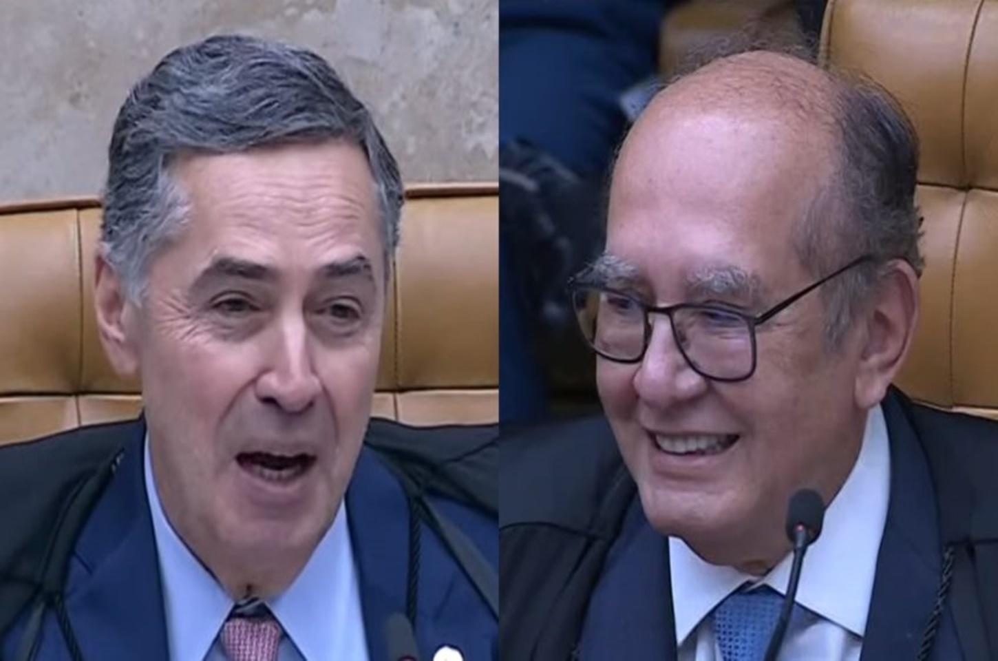 Barroso relata caso de regra desrespeitada e sorri com Gilmar