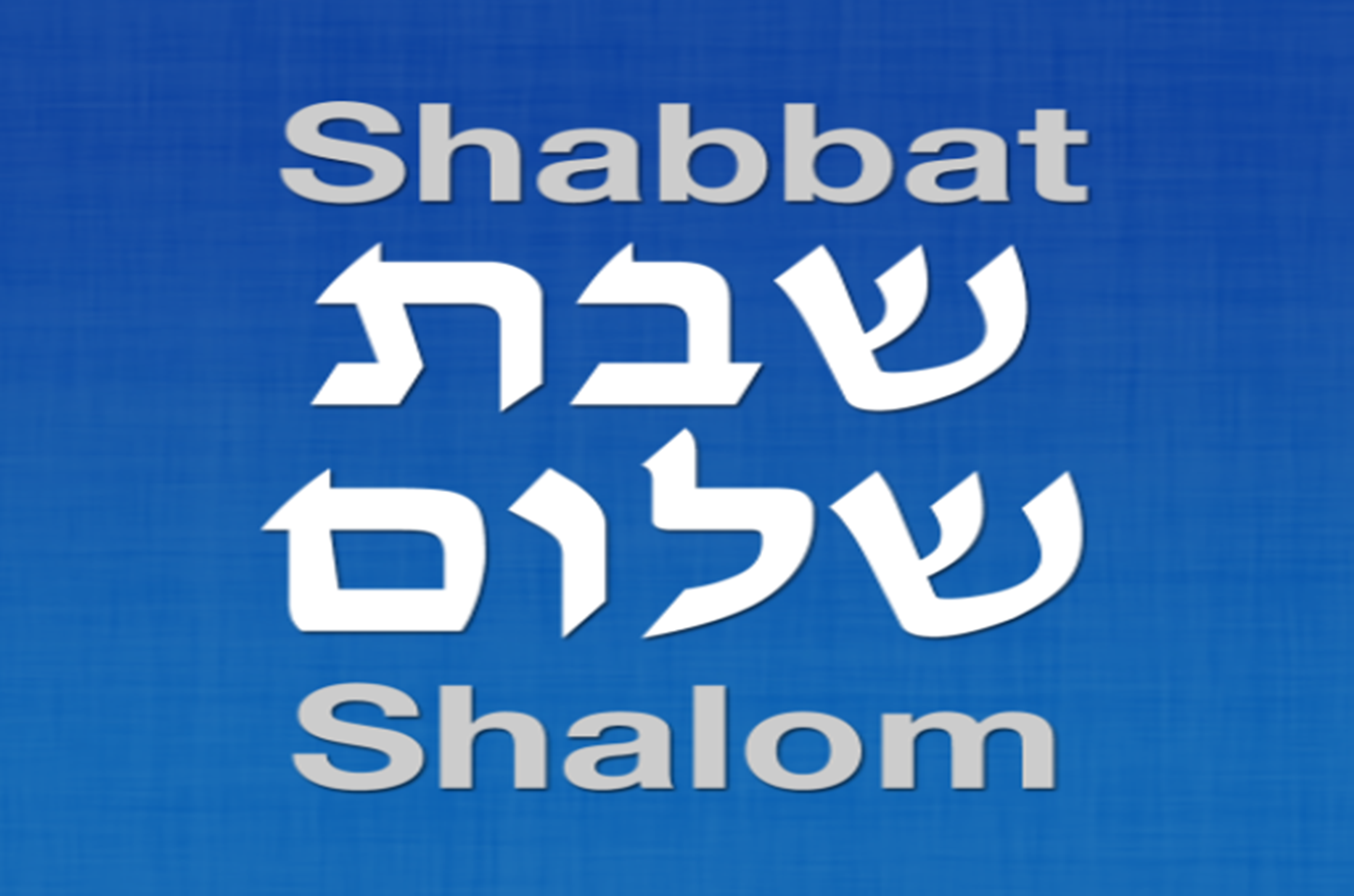 Sabbat Shalom