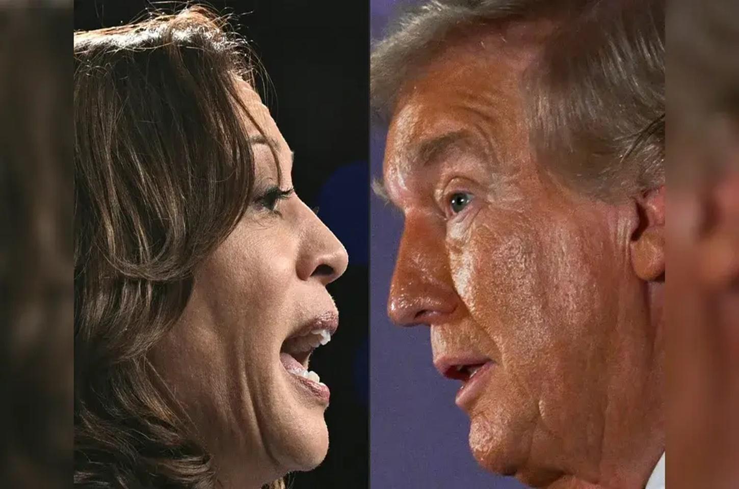 Trump lidera, com 24 Estados conquistados, enquanto Kamala Harris tem 15 vitórias